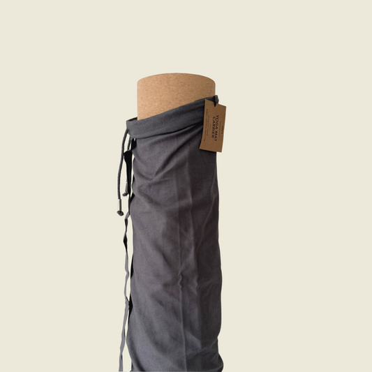 Yoga Mat Bag | GOTS Organic Cotton | Shadow Grey - Athletic image 1