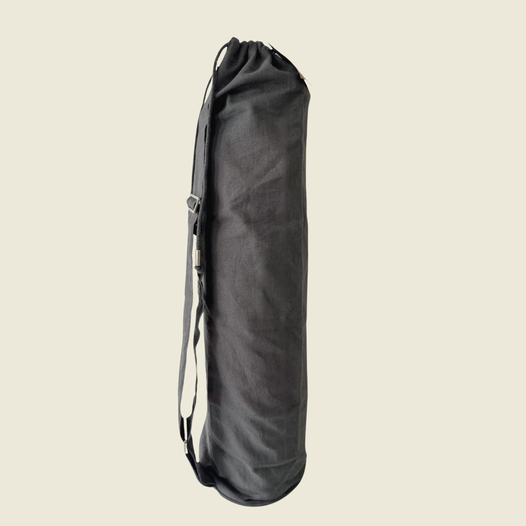 Yoga Mat Bag | GOTS Organic Cotton | Shadow Grey - Athletic image 2