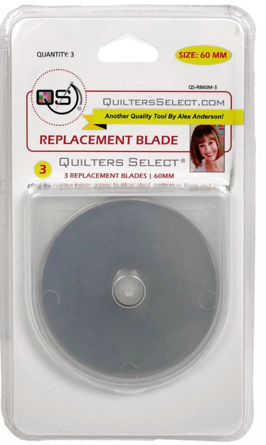Quilters Select Rotary Blade 60 mm 3 pk - Bedding image 1