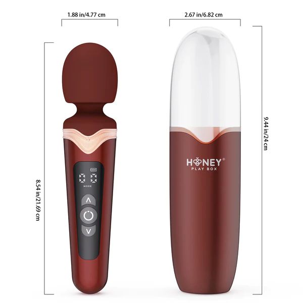 Stormi Powerful Heating Wand Vibrator with Charging Case - Misc image 8