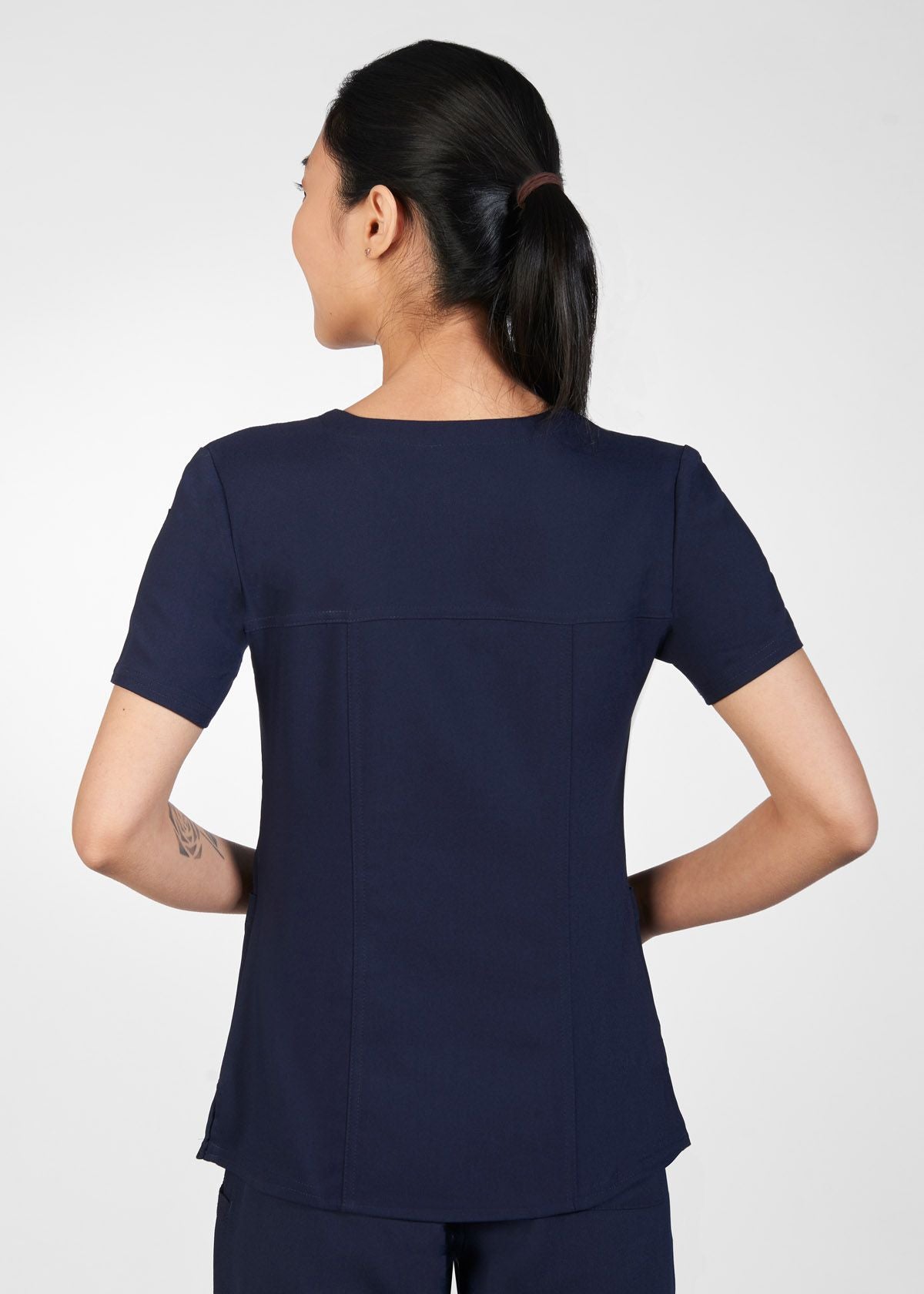 T3030 Mobb Mentality Scrubs The Rosey V-Neck Top (XXS - 3XL) - Furniture image 11