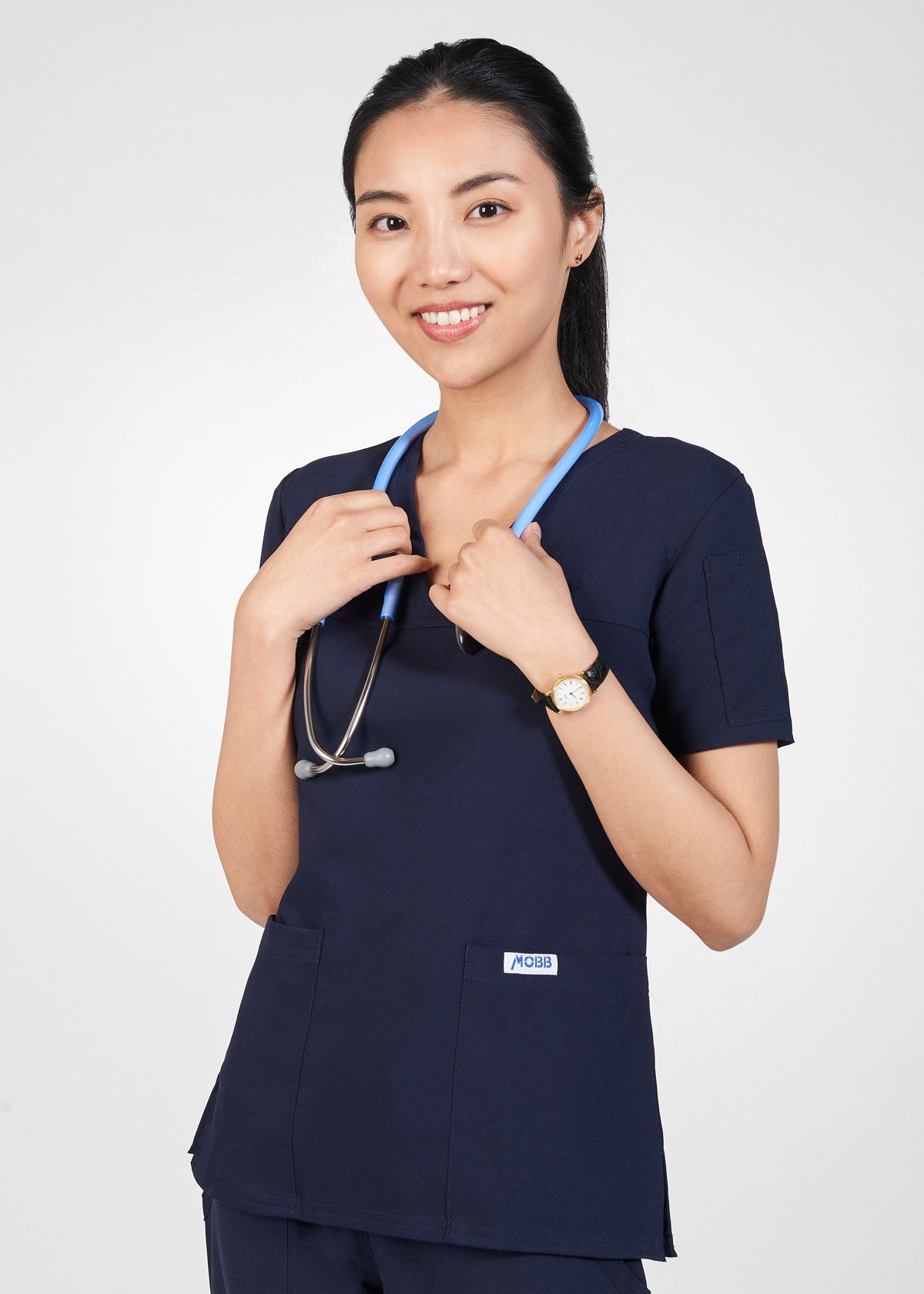 T3030 Mobb Mentality Scrubs The Rosey V-Neck Top (XXS - 3XL) - Furniture image 10