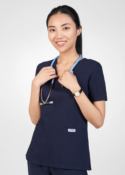 T3030 Mobb Mentality Scrubs The Rosey V-Neck Top (XXS - 3XL) - Furniture image 10