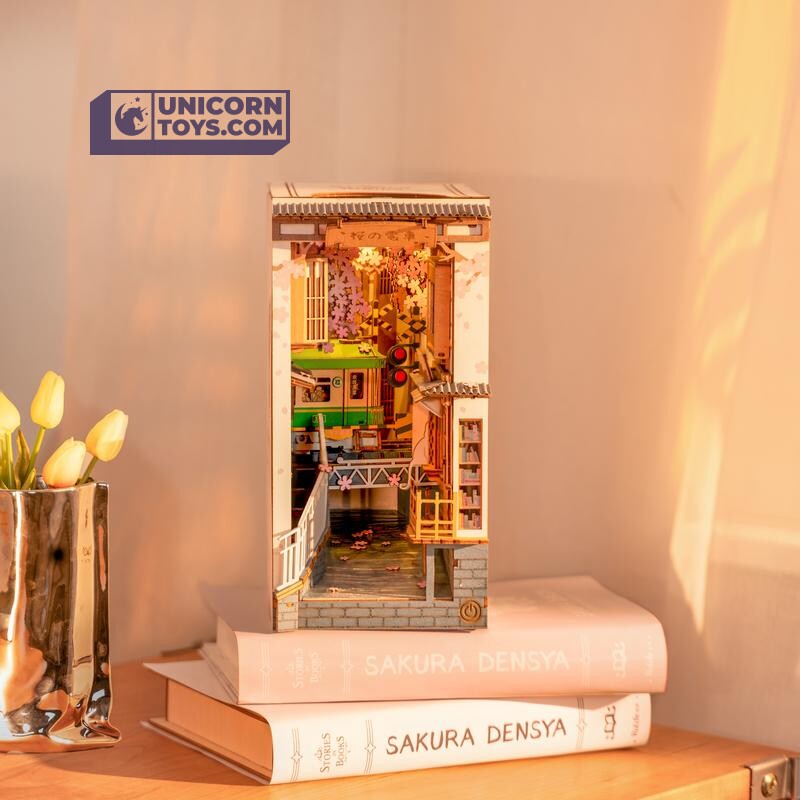 Sakura Tram | Robotime Rolife TGB01 DIY Miniature Book Nook Kit - Kitchen & Dining image 3
