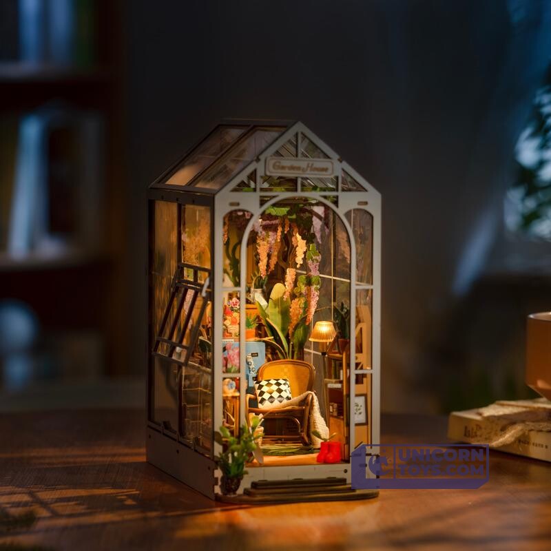 Garden House | Robotime Rolife TGB06 DIY Miniature Book Nook Kit - Kitchen & Dining image 3