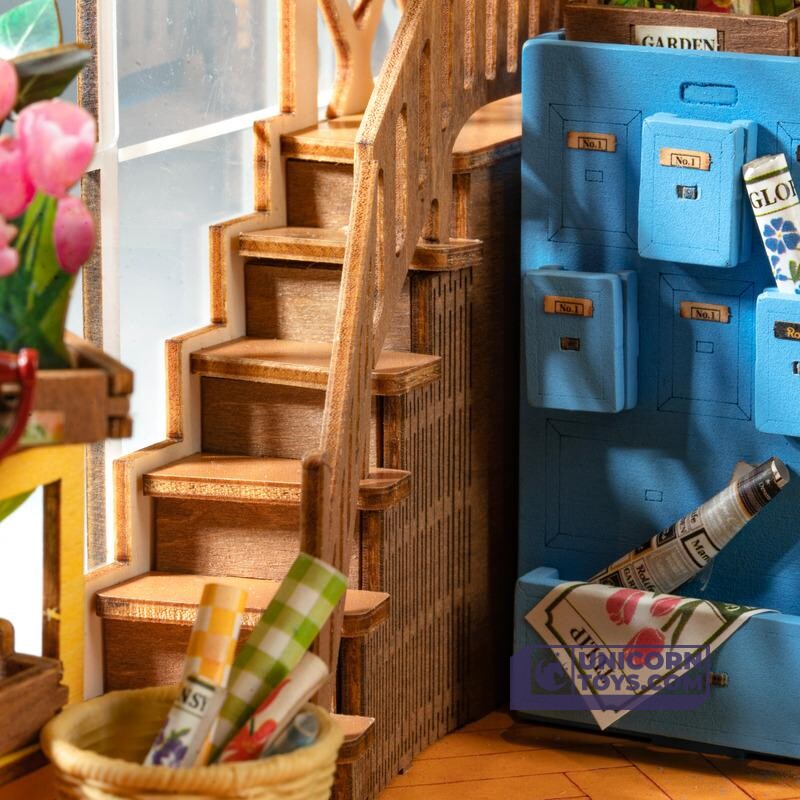 Garden House | Robotime Rolife TGB06 DIY Miniature Book Nook Kit - Kitchen & Dining image 9