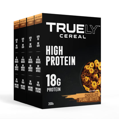 Truely Protein Cereal Chocolate Peanut Butter, 4 Pack - Kitchen & Dining image 1