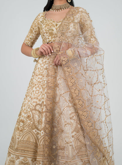 Champagne Renaissance Dupatta - Misc image 1