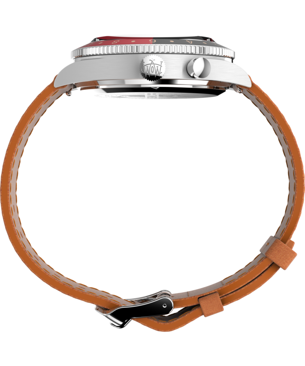 Waterbury Traditional GMT 39mm Leather Strap Watch - Misc image 2