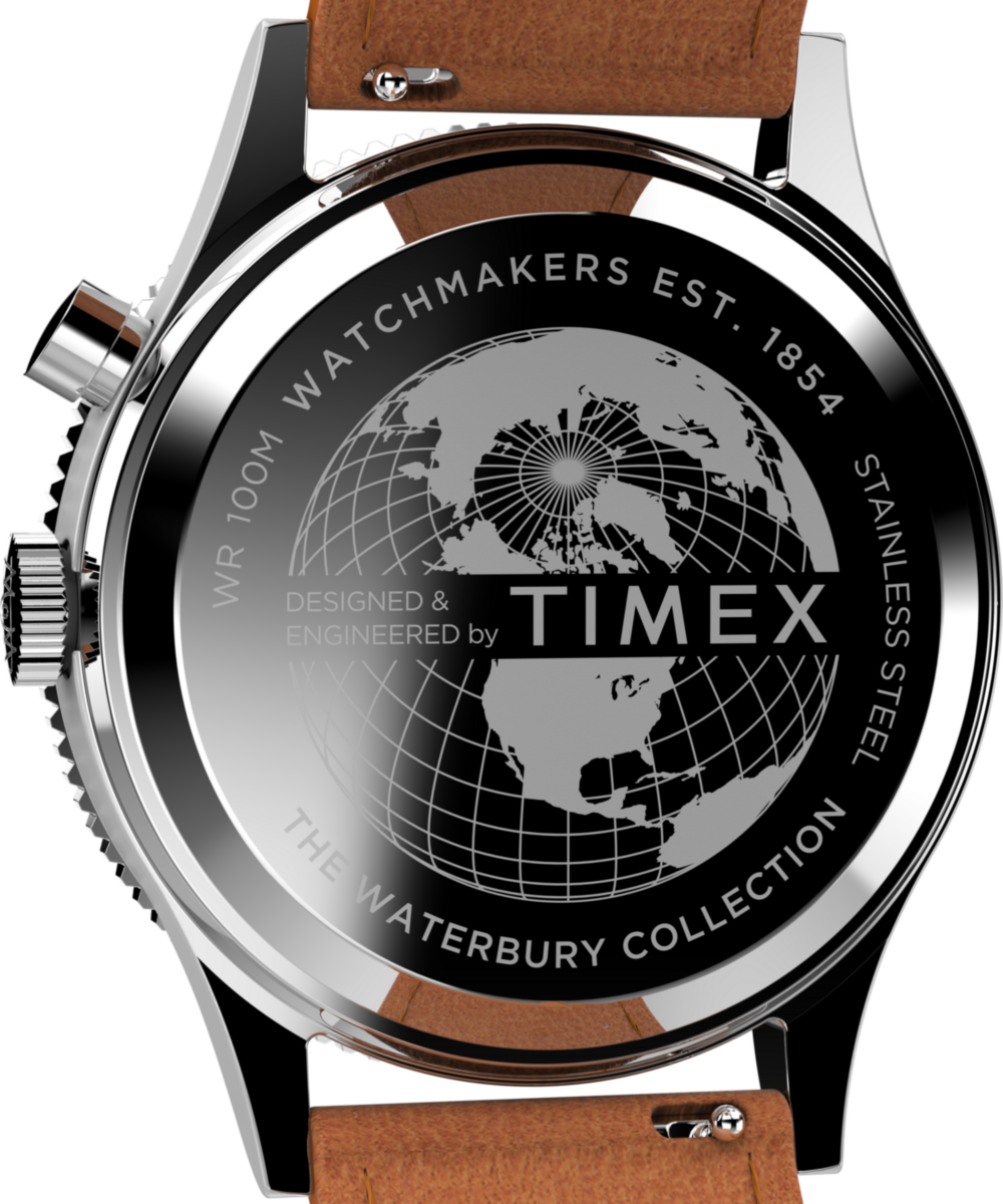 Waterbury Traditional GMT 39mm Leather Strap Watch - Misc image 4