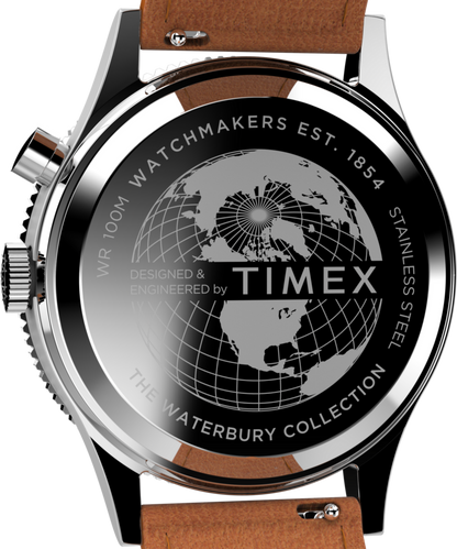 Waterbury Traditional GMT 39mm Leather Strap Watch - Misc image 4