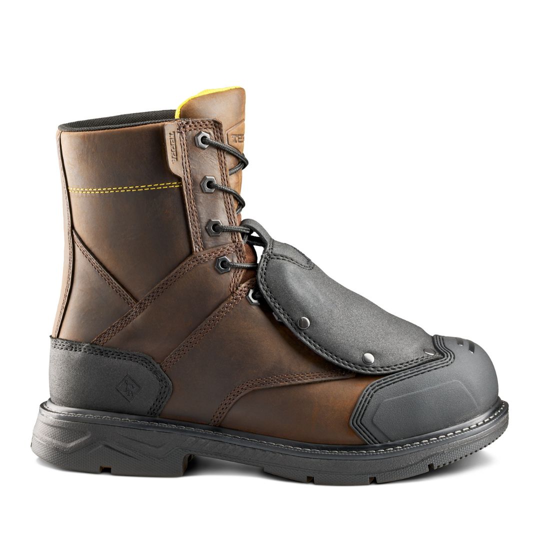Terra Patton Unisex 8" Aluminum Toe External MET Guard Work Safety CSA Boot 1314DB - Dark Brown - Misc image 2