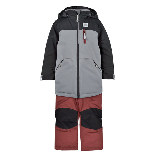Two piece kid snowsuit - Black, slate & grenat - Misc image 1