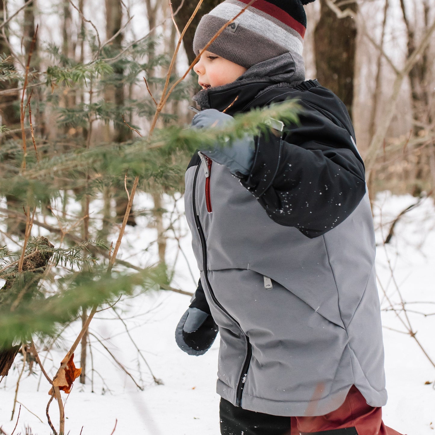 Two piece kid snowsuit - Black, slate & grenat - Misc image 5