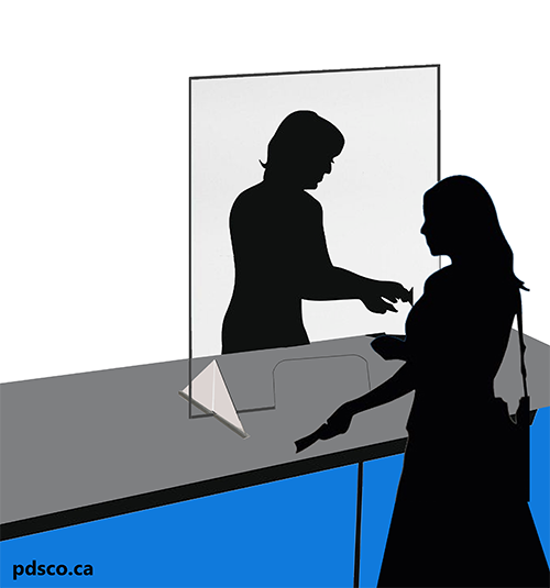 VG-001  | Shield Protector for Retail Wicket against Germs and Unwanted Droplets - Accessories image 1