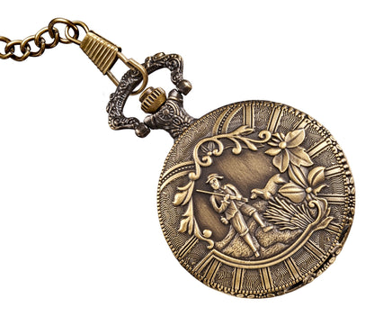 ALPINE Quartz Hunter Pocket Watch W4460 - Kitchen & Dining image 1