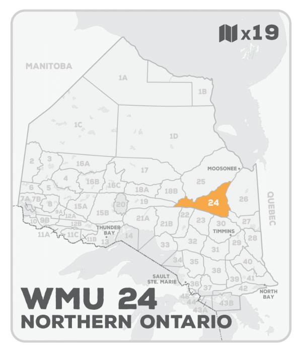 WMU 24 Hunting Bundle - Northern Ontario (19 maps) - Misc image 1