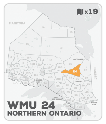 WMU 24 Hunting Bundle - Northern Ontario (19 maps) - Misc image 1