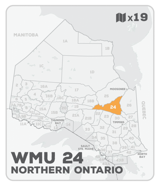 WMU 24 Hunting Bundle - Northern Ontario (19 maps) - Misc image 1