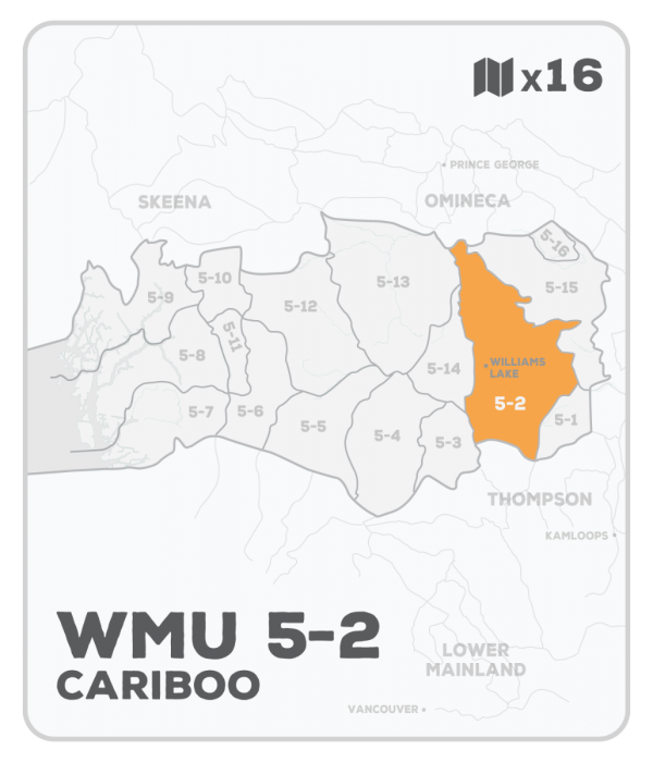 WMU 5-2 Hunting Bundle - Cariboo Region BC (16 maps) - Misc image 1