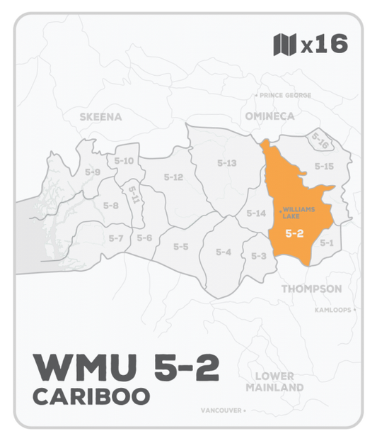 WMU 5-2 Hunting Bundle - Cariboo Region BC (16 maps) - Misc image 1