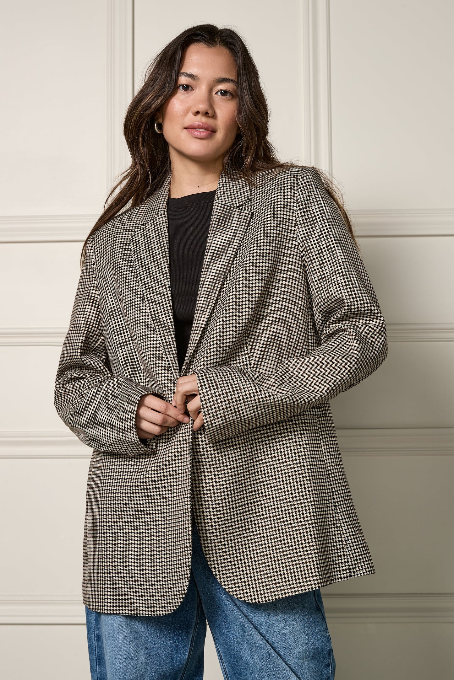 Veston ample à carreaux - 3014 - Misc image 2