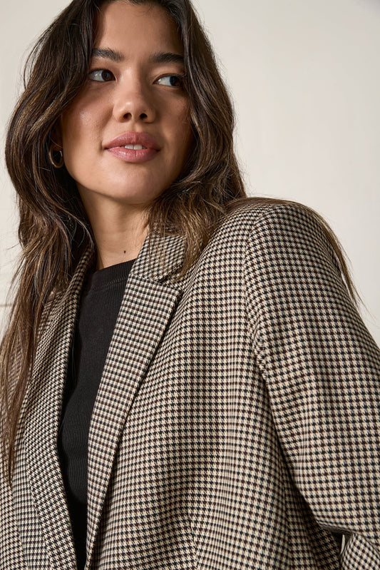 Veston ample à carreaux - 3014 - Misc image 1