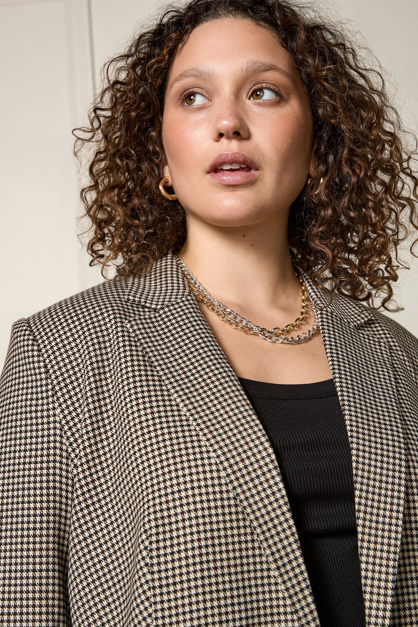 Veston ample à carreaux - 3014 - Misc image 5