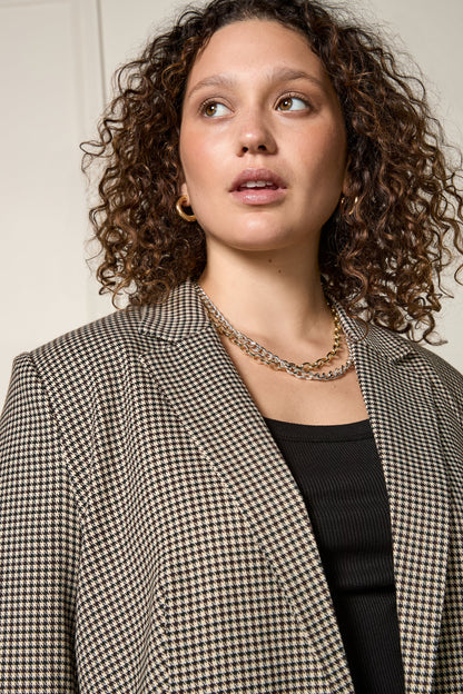 Veston ample à carreaux - 3014 - Misc image 5