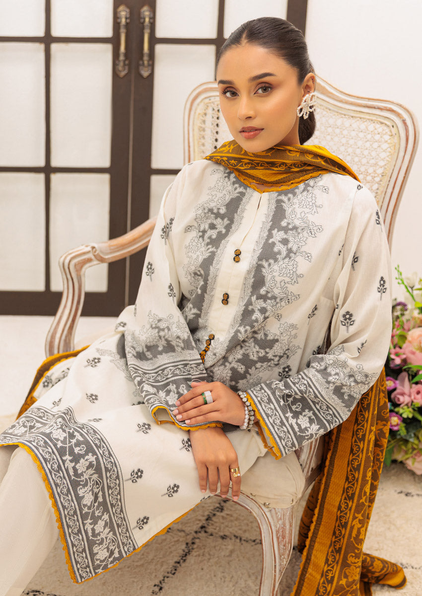 White-Jacquard-3 Piece (WP3PDSS25ZA3)B-05 - Apparel image 4