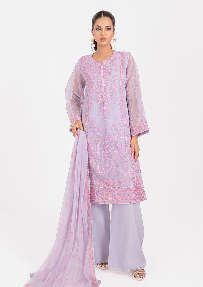 Lilac-Textured Net -3 Piece (WPS25FE3058)B-37/38 R4 - Apparel image 1