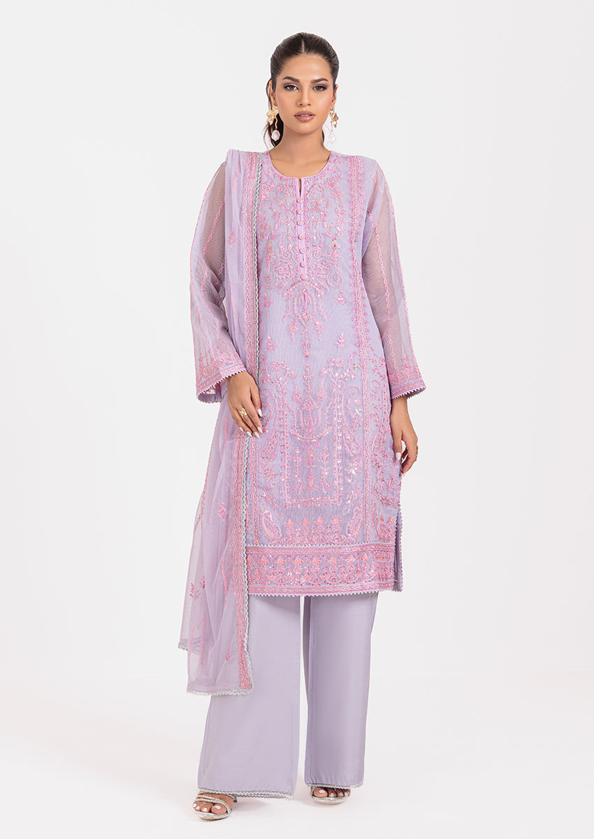 Lilac-Textured Net -3 Piece (WPS25FE3058)B-37/38 R4 - Apparel image 3