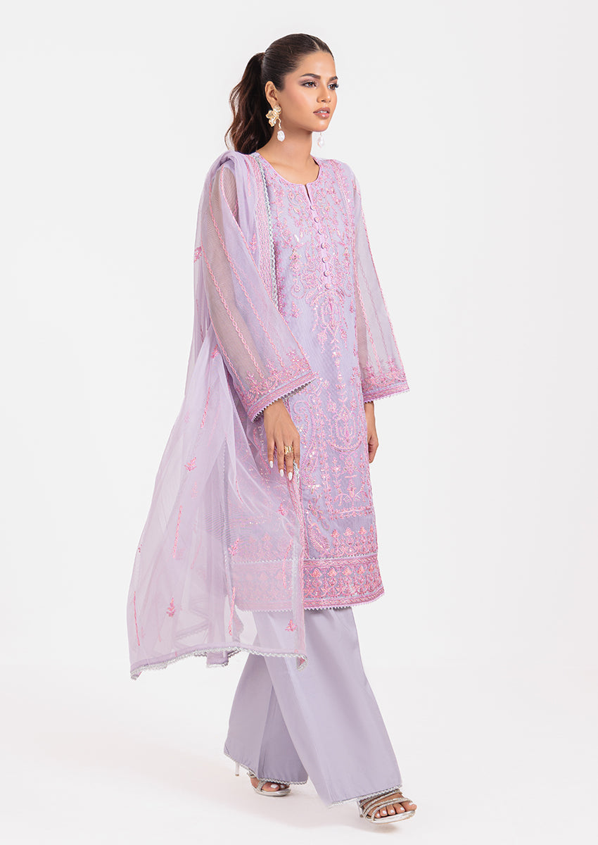 Lilac-Textured Net -3 Piece (WPS25FE3058)B-37/38 R4 - Apparel image 4