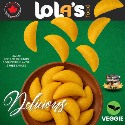 Combo Box Empanada Veggie (168unit) with 2 Free Sauce - Kitchen & Dining image 1