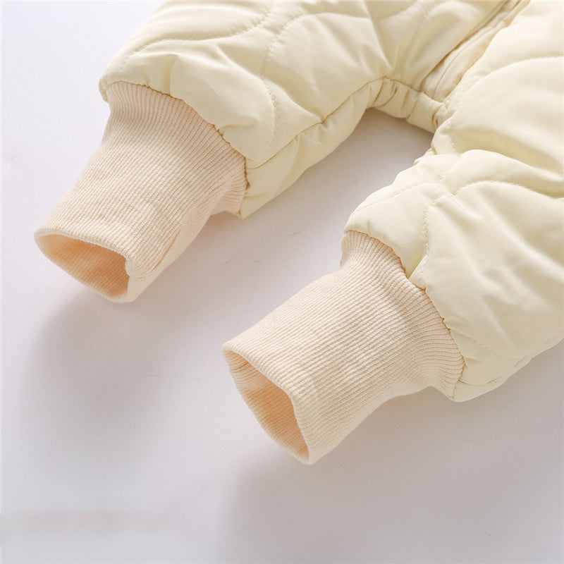 Winter Bear Baby Romper With Fleece Lining - Accessories image 5