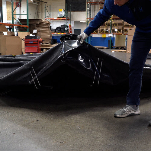 BD-44-WB-L  L-Bracket Spill Containment Berm, Black - Kitchen & Dining image 3