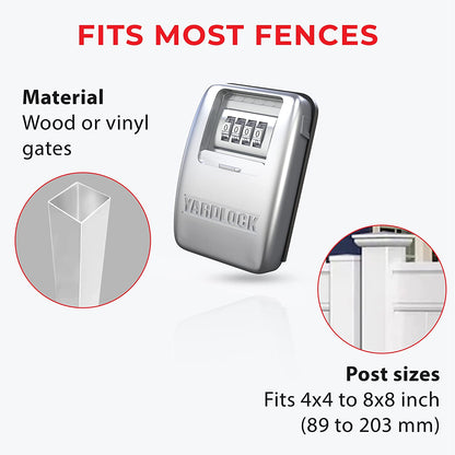 Gate Lock XLS Heavy Duty - Strong Durable stainless steel system - Kitchen & Dining image 4