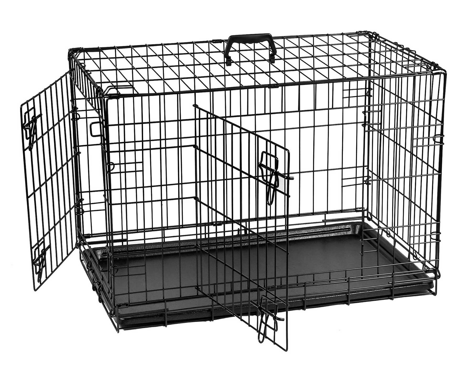 Smart Pet Love - Simply Essential Double Door Wire Dog Crate - Misc image 1