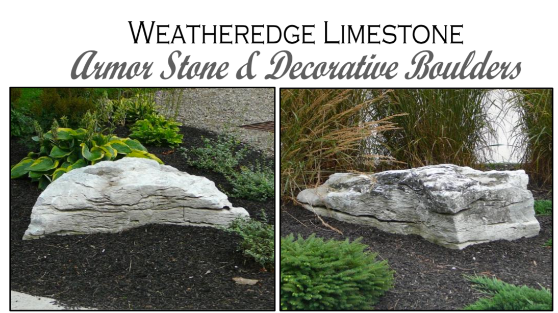 Armour Stone - Weathered Weatheredge Limestone - 2x2x3-5' - Misc image 14