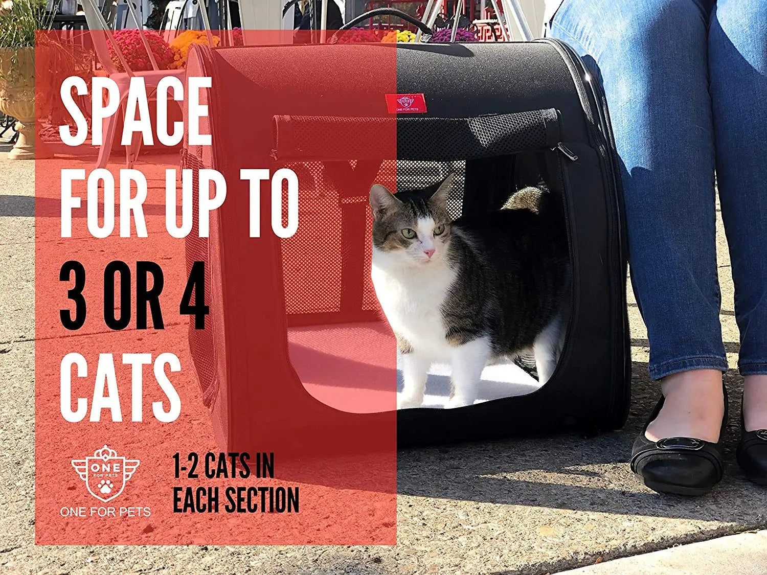 One for Pets Portable Double Kennel - New Single Kennel Version Available! - Kitchen & Dining image 3