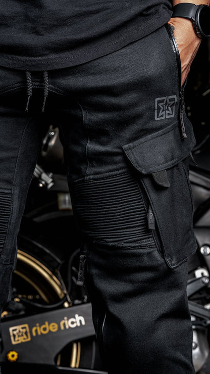[Pre-Sale // Backorder] Unit 16™ Armoured Denim Cargo Joggers {Black} - Misc image 4
