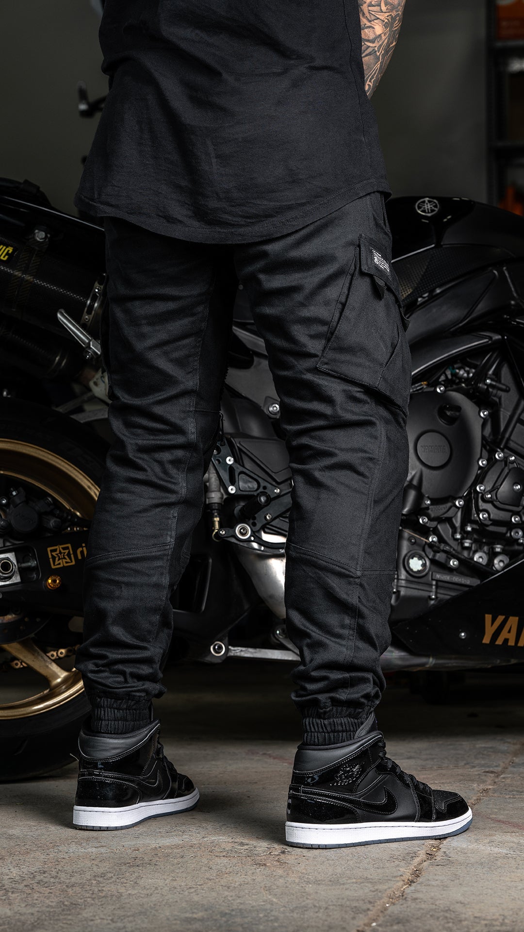 [Pre-Sale // Backorder] Unit 16™ Armoured Denim Cargo Joggers {Black} - Misc image 5