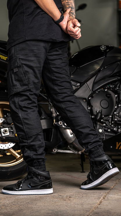 [Pre-Sale // Backorder] Unit 16™ Armoured Denim Cargo Joggers {Black} - Misc image 9