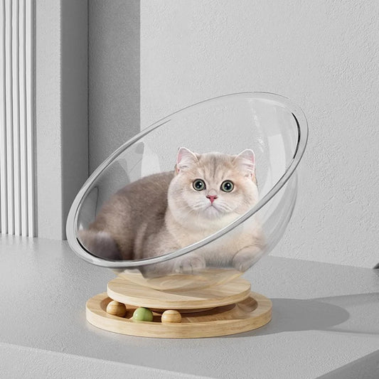 Cat Space Capsule Bed - Home Decor image 1