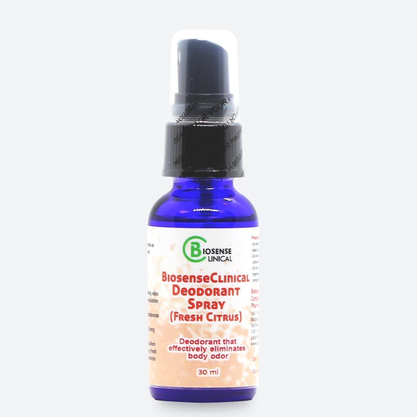 BiosenseClinical Therapeutic Deodorant Spray (Fresh Citrus) - Misc image 2