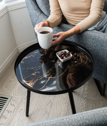 Resin Accented Side Table - Misc image 11