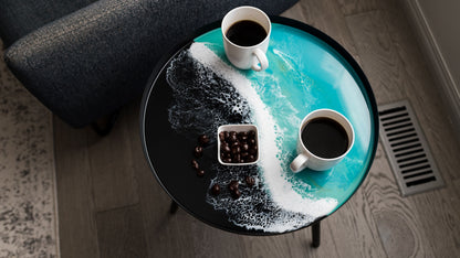 Resin Accented Side Table - Misc image 16