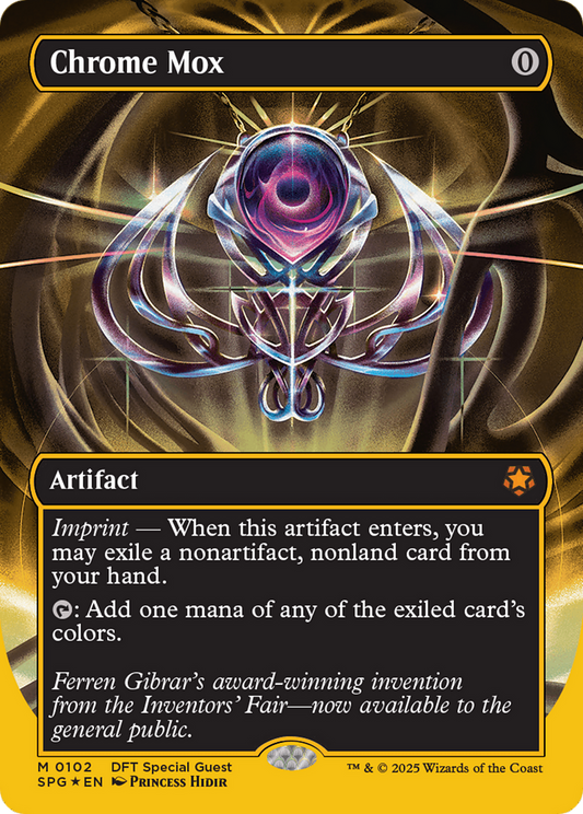 Chrome Mox (Borderless) [DFT-102] Foil - Special Guests - Home Decor image 1