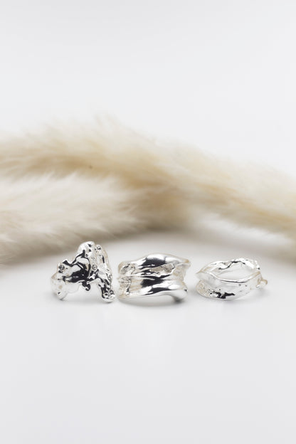 Ella Lava Ring Trio (Set of 3) - Jewelry image 4