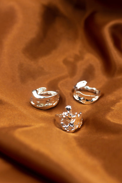 Ella Lava Ring Trio (Set of 3) - Jewelry image 2